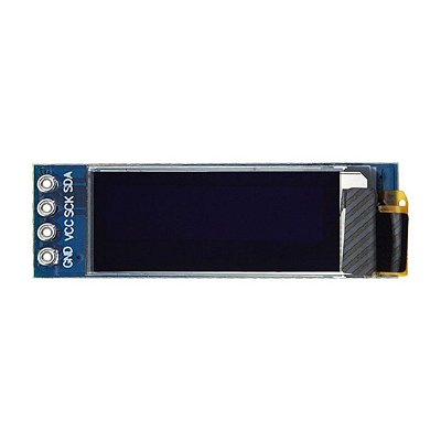 Tela OLED 0.91" 128x32px 4P Branco para Arduino