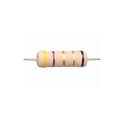 Resistor 4R7 Ohms 5W Tolerância 5%