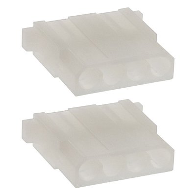 Housing Conector Fêmea Molex 4P 5.08mm Terminal Elétrico (15-24-4048)
