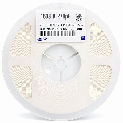 CL10B271KB8NNNC - Capacitor 270pF 50V X7R 0603 (1608) 10% - Rolo 4K