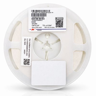 0805CG8R2C500NT Capacitor SMD 8.2pF 50V 0805 – Carretel 4000 Unidades
