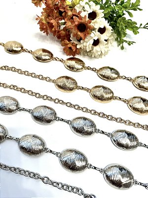 Cinto de Metal Oval