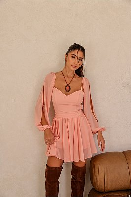 Macaquinho Vestido Bela Rose