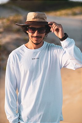 Camiseta Natural Futuro Manga Longa - Branca