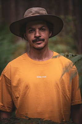 Camiseta Natural Futuro - Mostarda
