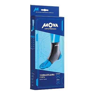 Tornozeleira Curta Neoprene Mova Bilateral