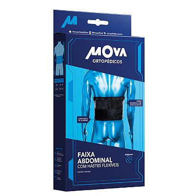 Faixa Abdominal Elastica com Hastes Mova