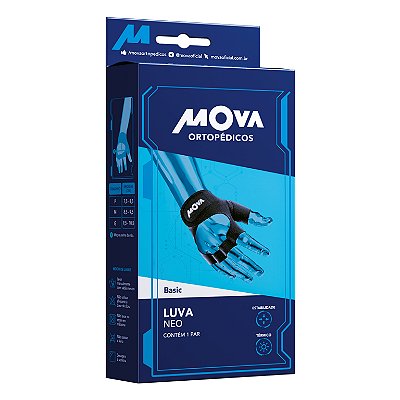 Luva Neoprene Basic Mova Proteção Palmar
