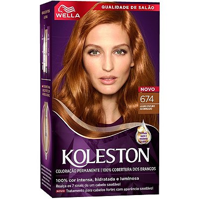 Tintura Koleston Kit 674 Chocolate Acobreado