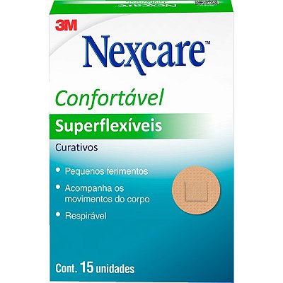 Curativo Superflexíveis Redondo 3M 15 Und - Nexcare