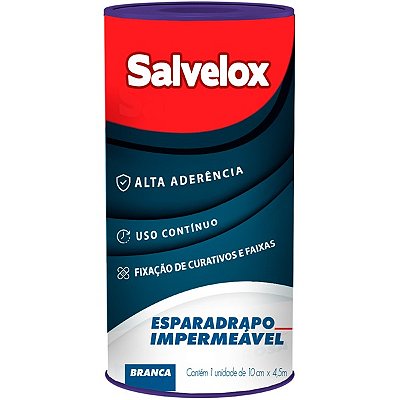 Esparadrapo Impermeavel 10cm x 3m - Salvelox