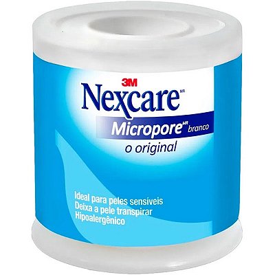 Fita Micropore Branca 3M 50mm x 4,5m - Nexcare