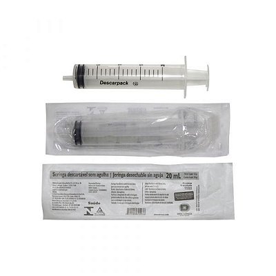 Seringa 20ml Luer Slip S/ Agulha Descarpack dp