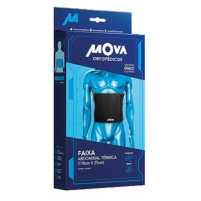 Faixa Abdominal Térmica Mova Neoprene Único