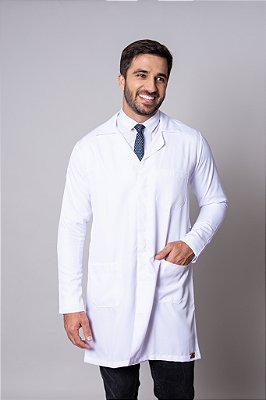 Jaleco Masculino Microfibra Gabardine Tradicional