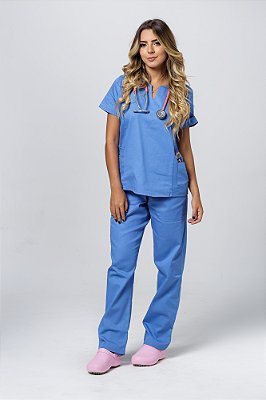 Scrub Feminino Brim Leve