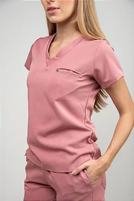 Conjunto Feminino Gabardine Premium Decote V