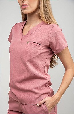 Conjunto Feminino Gabardine Premium Decote V