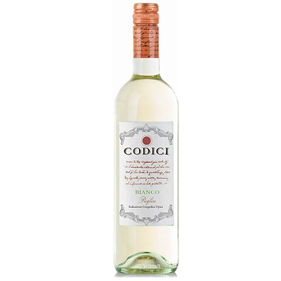 Vinho Branco Italiano Codici Puglia 750ml