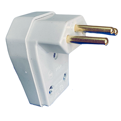 Plug Tomada 10a Macho 3 Pinos Maciço Prensa Cabo Fio