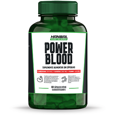 Power Blood 590mg 60caps -  Hanbal