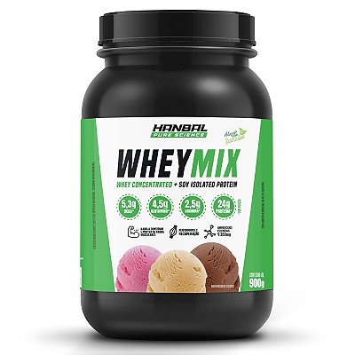 Whey Mix Isolado + Concentrado 900g - Hanbal