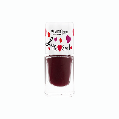 Lip Tint 3 em 1 Max Love cor vermelho