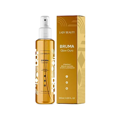 Bruma Fixadora Glow Ouro - Lady Beauty