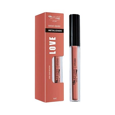Batom Líquido Metalizado Rosado número 773 - Max Love