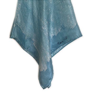 Lenço Sky Blue 100% seda | 90x90cm