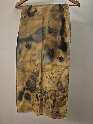 Echarpe Animal Print 100% seda | 150x40cm