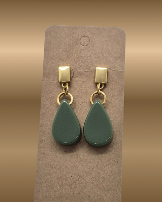 Brinco resina Leticia