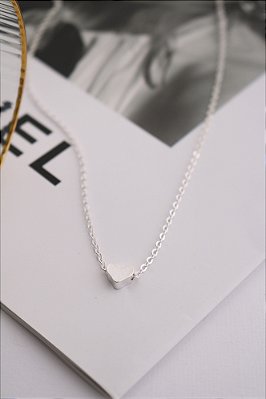 Choker Mini Heart prateado