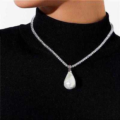 COLAR RIVIERA COM ZIRCÔNIAS REDONDAS