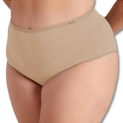 Kit de 3 Calcinhas de Algodão Plus Size