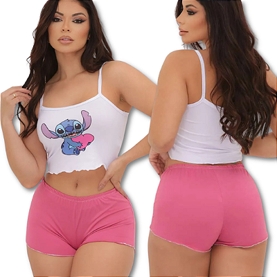 Baby Doll Pijama Virginia Curto Stitch