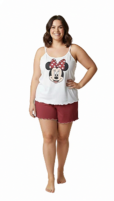 Pijama Plus Size Short Liso