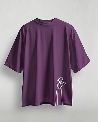 CAMISETA OVERSIZED EM ALGODÃO DE ALTA DENSIDADE - MESTRE JARAGUÁ