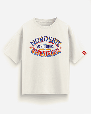 Camiseta Oversized - Nordeste Vanguarda - Offwhite