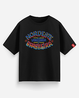Camiseta Oversized - Nordeste Vanguarda - Preto