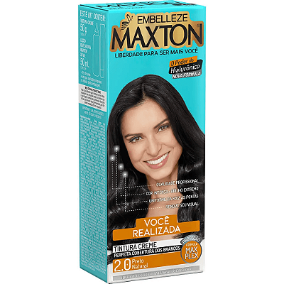 Coloração Maxton Preto Natural 2.0 Embelleze