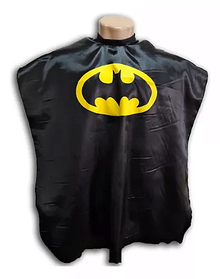 CAPA DE CORTE INFANTIL ESTAMPADA PARA CABELEIREIRO - BATMAN