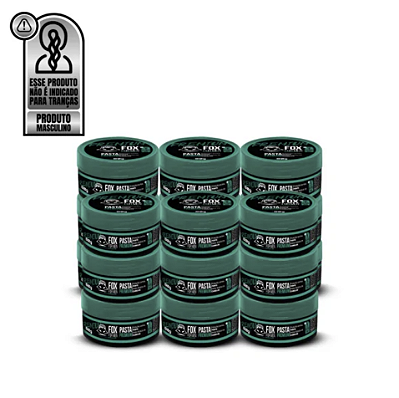 Kit 6 Pastas Premium 80g Fox for Men