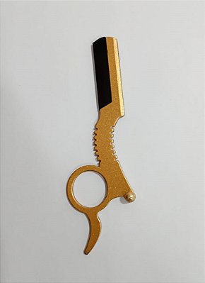Navalhete de Dedo Razor barber Dourado