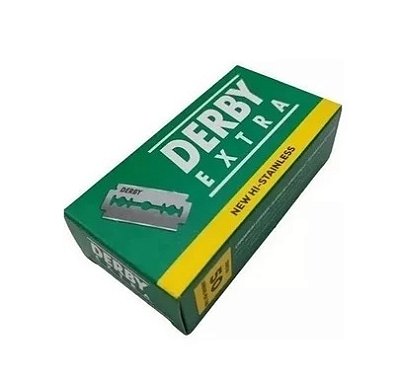 Lâmina de Barbear Derby Extra – Caixa com 50 Unidades