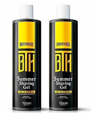 Kit 2 Shaving Gel BTH Summer 750ml