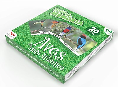 Jogo da Memória – Aves da Mata Atlântica