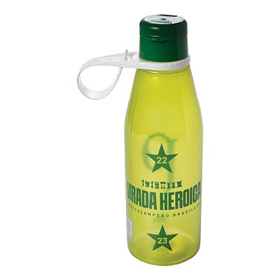 Garrafa Abre Fácil com Tampa e Alça do Palmeiras 530ml Plasutil Ref.16168 - Produto Oficial Licenciado