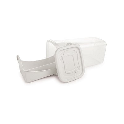 Porta Biscoito e Torrada de Plástico Plasutil Ref.2506