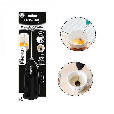 Misturador de Bebidas Premium Preto Original Line Ref.SL0396